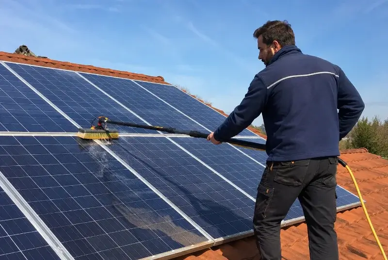 Nettoyage et entretien de panneaux solaires à Saint-Perreux