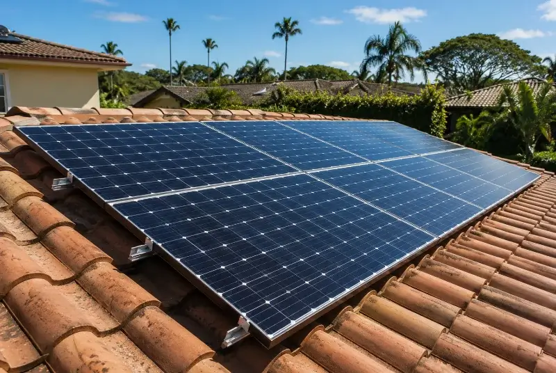 Installation de panneaux solaires à Saint-Perreux